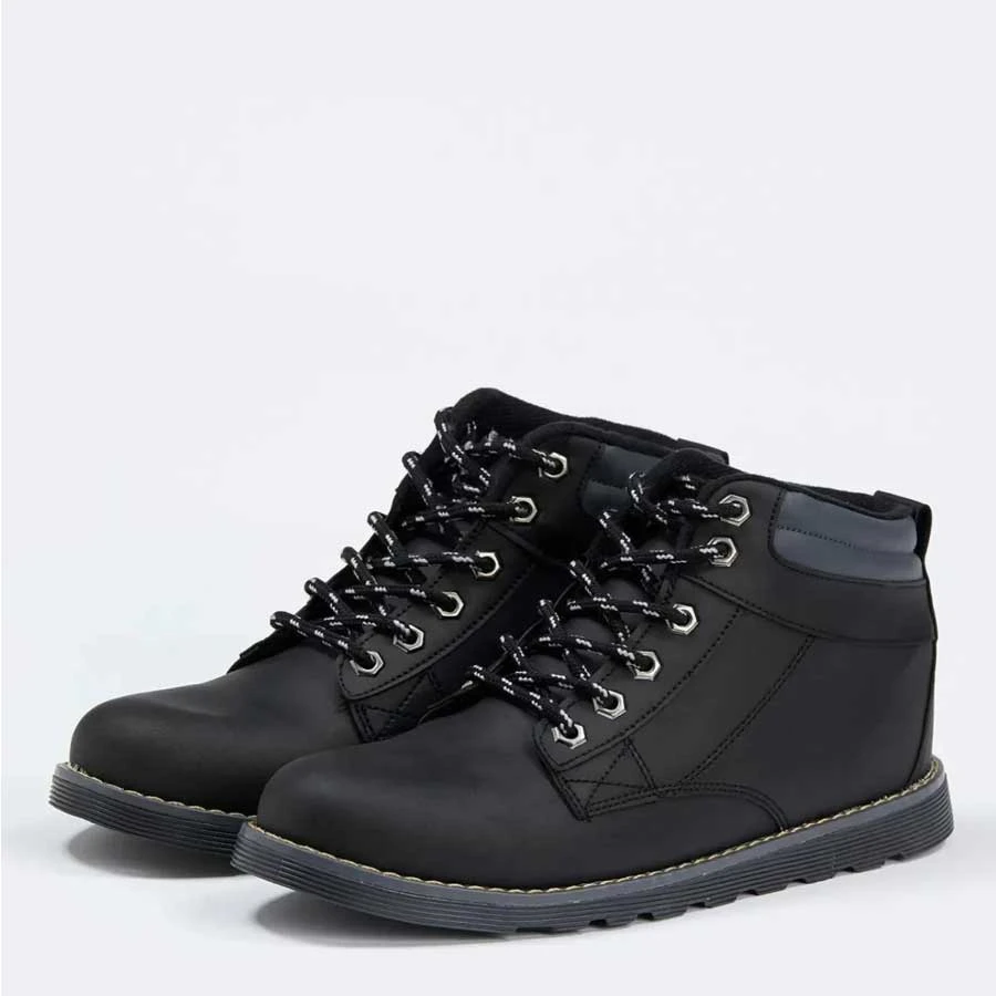 Defacto Faux Leather Lace Up Boots