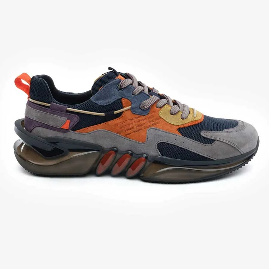 Greyder Men’s Smoked Genuine Leather Sports Shoes