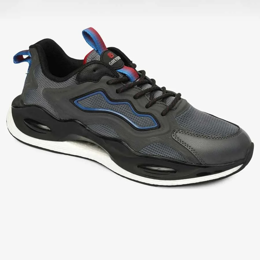 Greyder Men’s Dark Gray Saks Sports Shoes