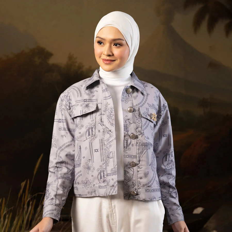 Seraya Jacket – Griege Poplin