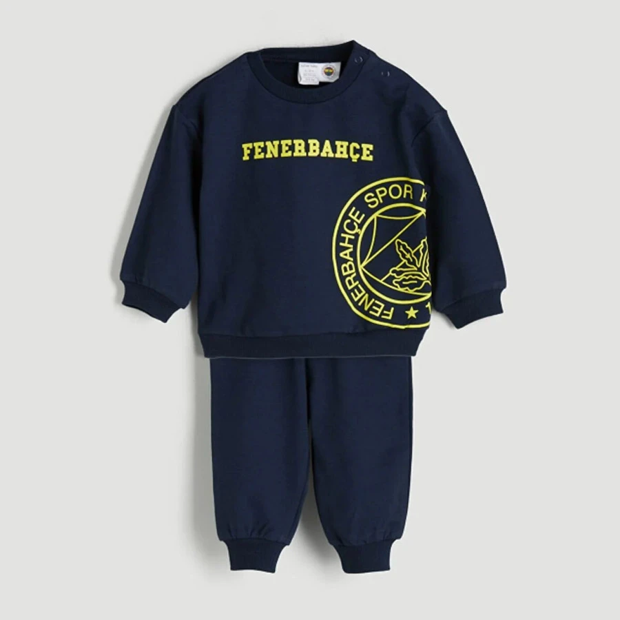 LC Waikiki – Crew Neck Fenerbahçe Printed Baby Boy Sweatshirt & Sweatpants Set