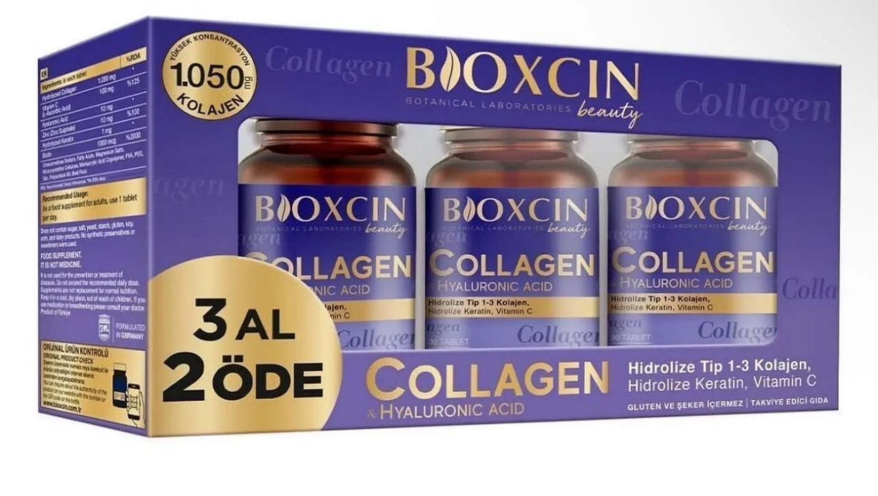 BIOXCIN Collagen + Hyaluronic Acid + Vitamin C