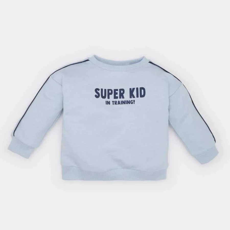 Defacto – Baby Boy Crew Neck Printed Sweatshirt