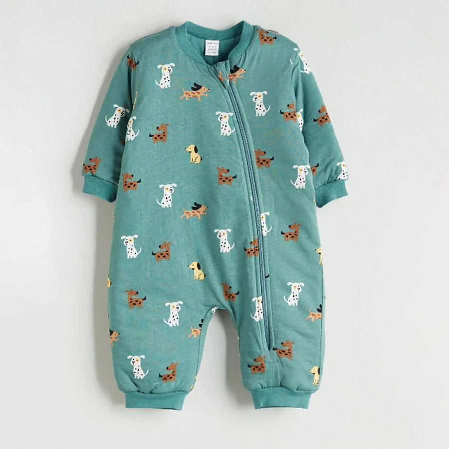 LC Waikiki – Green 2.5 Tog Crew Neck Long Sleeve Baby Boy Sleeping Bag