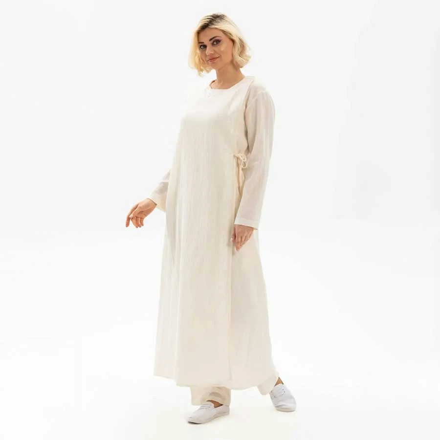 Elis Şile Bezi Embroidered Şile Cloth Seasonal Ferace – Cream