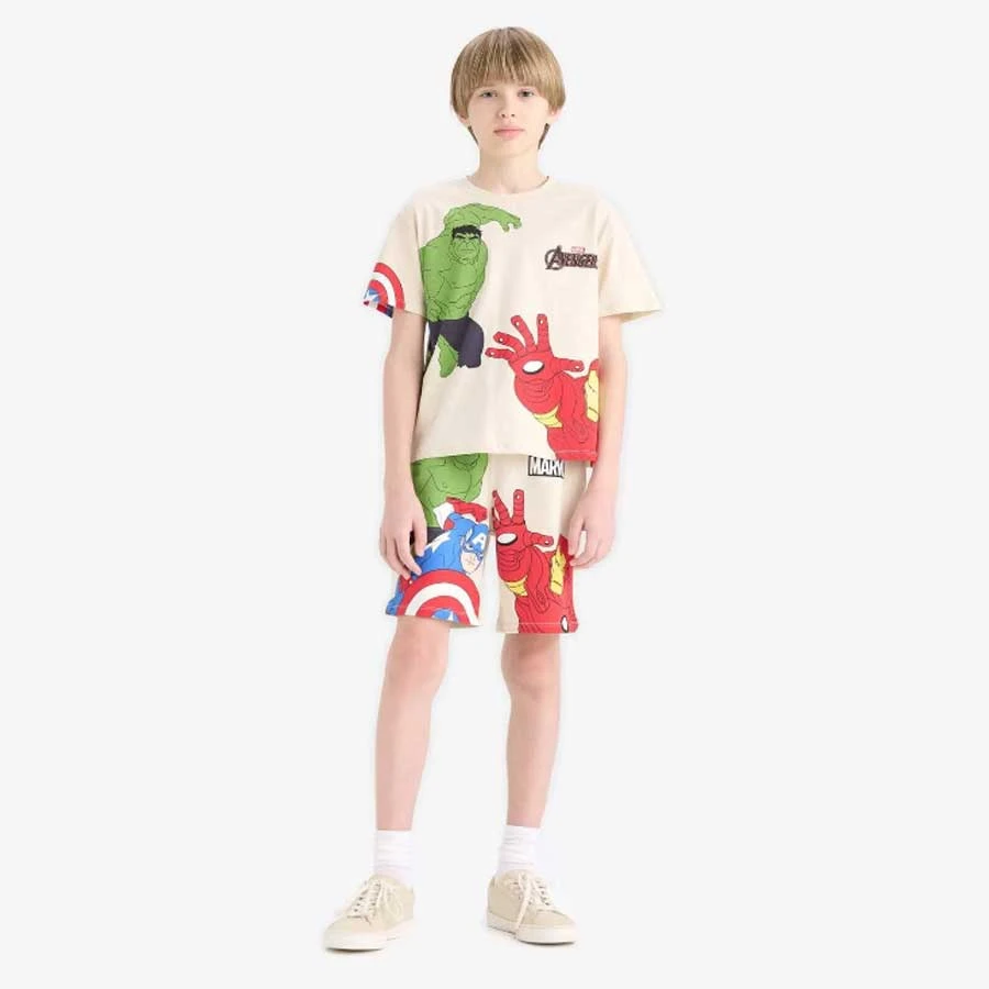 Defacto – Boy’s Marvel Avengers 2-Piece Set (T-Shirt & Shorts)