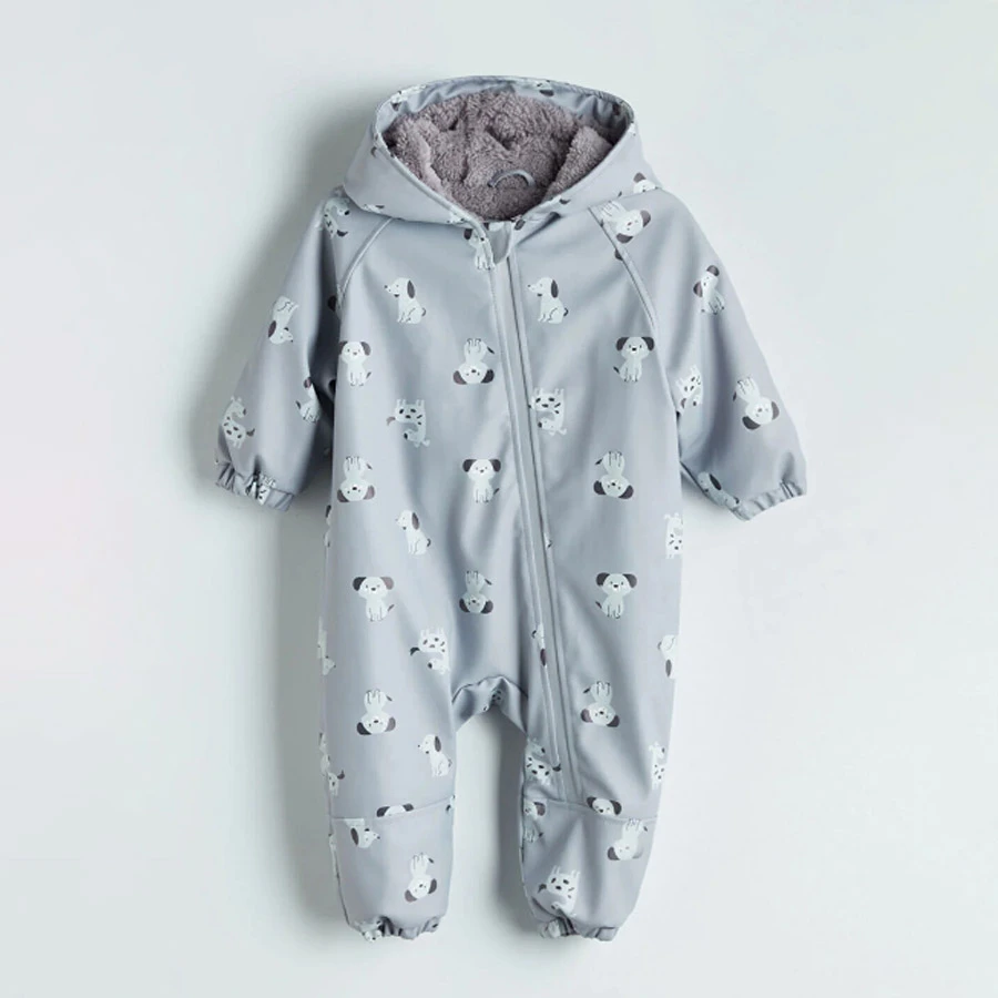 LC Waikiki – Hooded Printed Baby Boy Astronaut Coat