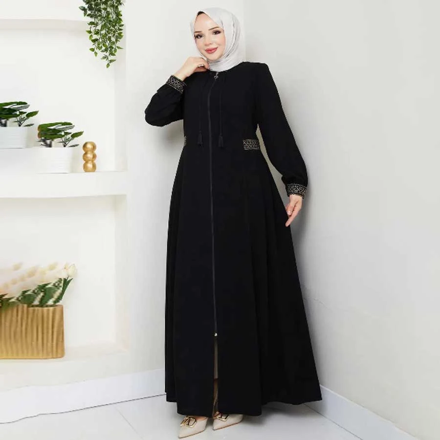 ESLEMNUR Embroidered and Laced Ferace