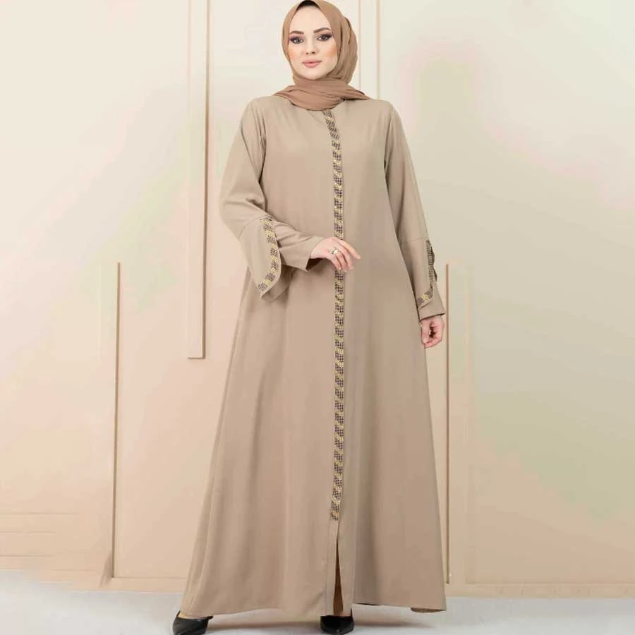 ISTANBUL STYLES Strass Stone Hijab Ferace Dress