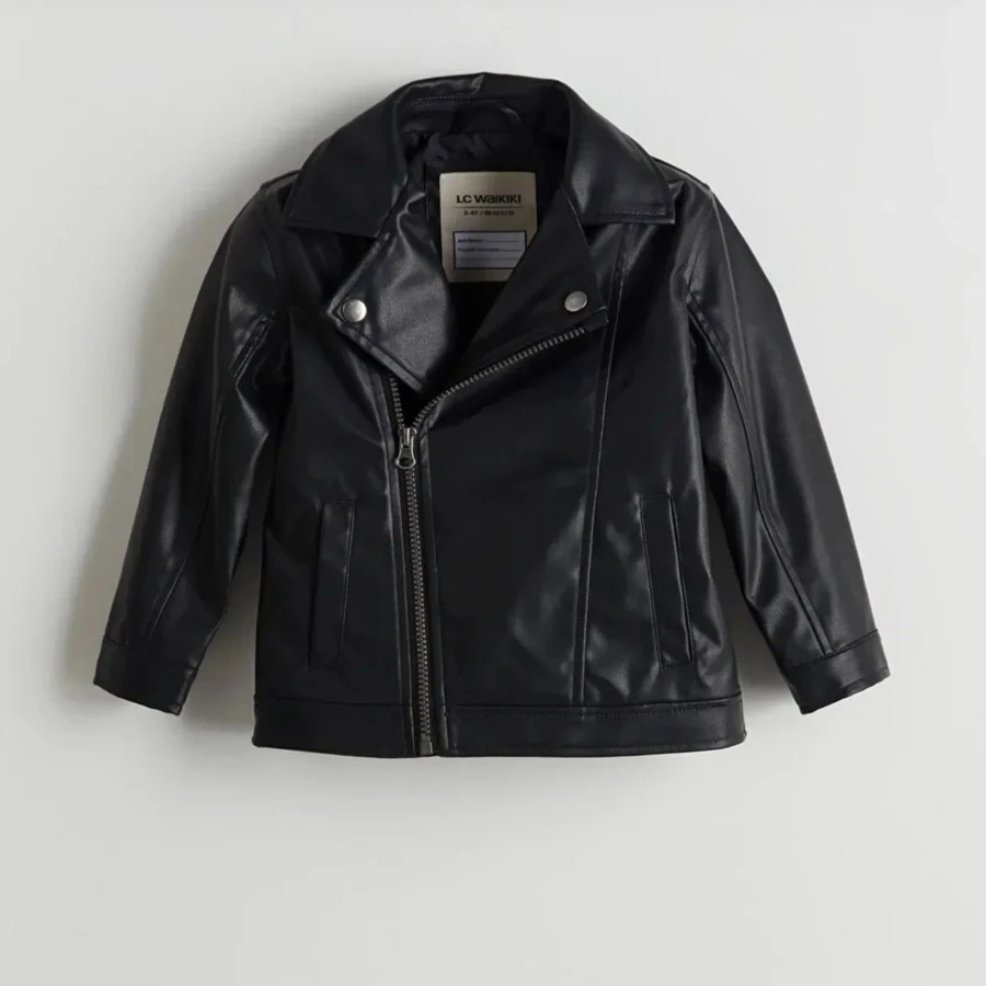 LC Waikiki – New Season Long Sleeve Boy’s Leather Look Jacket