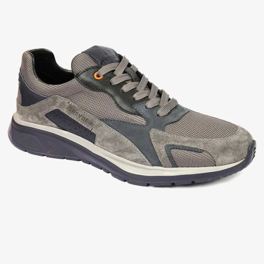 Greyder Men’s Smoked Genuine Leather Sports Shoes