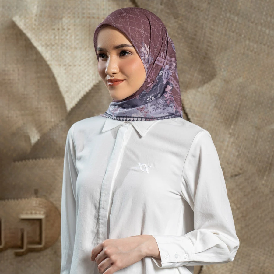 Noura Scarf – Dried Cherry