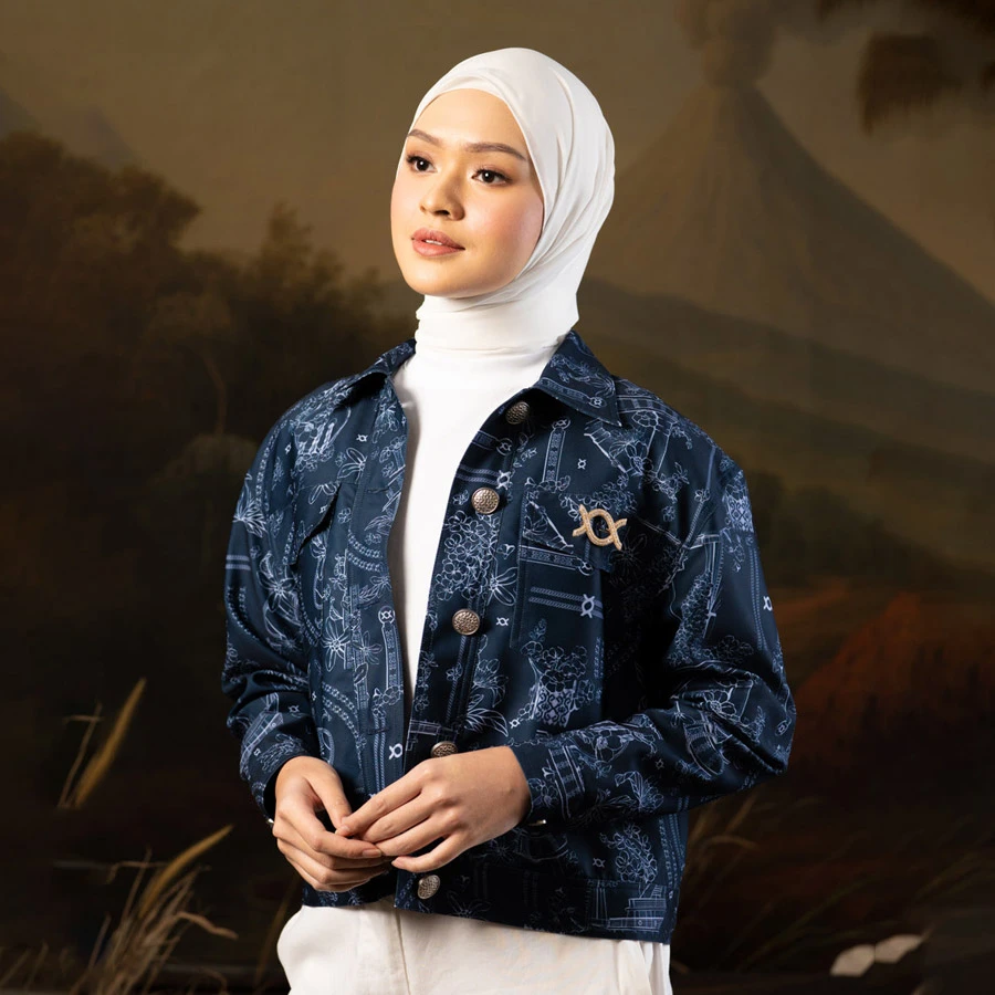 Seraya Jacket – Cobalt Denim