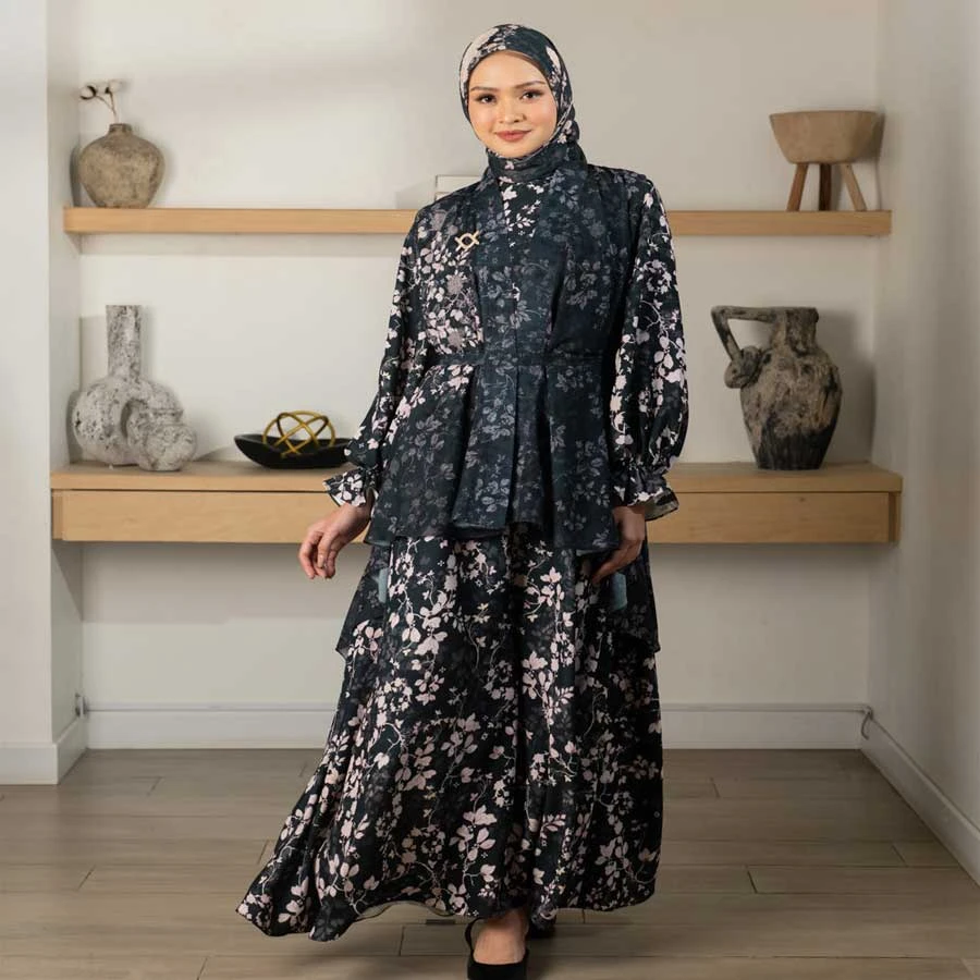 Siara – Dress Set Aurora Black