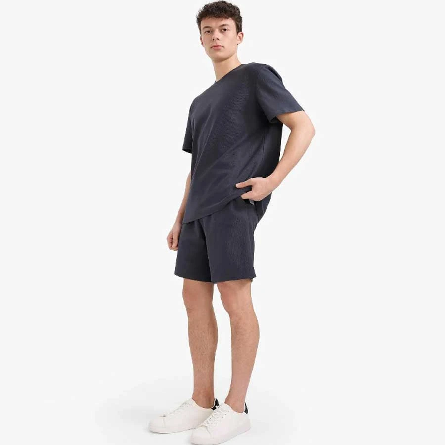 Defacto 100% Cotton Relax Fit Twill Textured Pocket Shorts