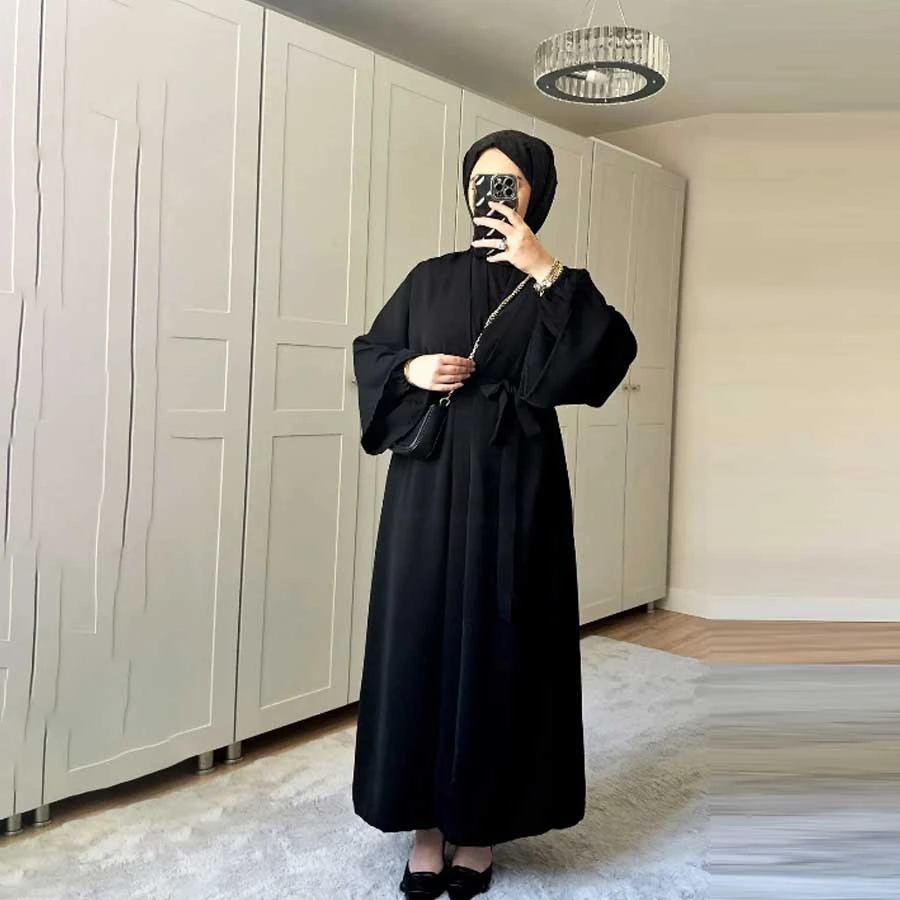 ZEHRA ÇAMRAN Two Sleeve Design Abaya
