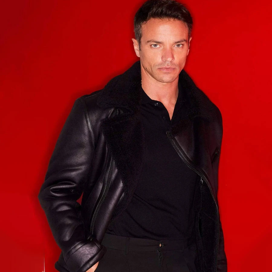 Defacto Slim Fit Coats Jacket Slim Fit Faux Fur Lined Zipper Faux Leather