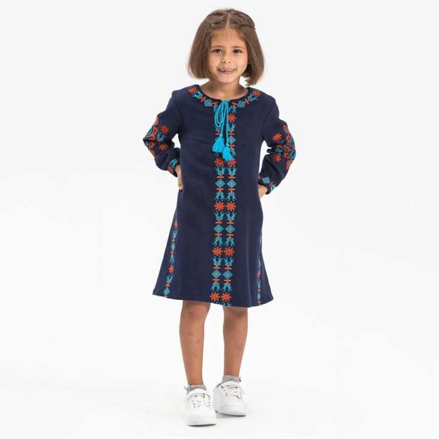 Elis Şile Bezi Long Sleeve Flannel Baby Dress