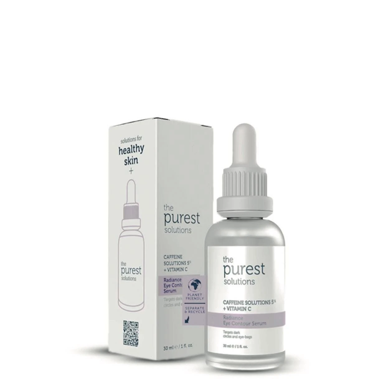 Purest Solutions Caffeine 5% + Vitamin C Eye Serum