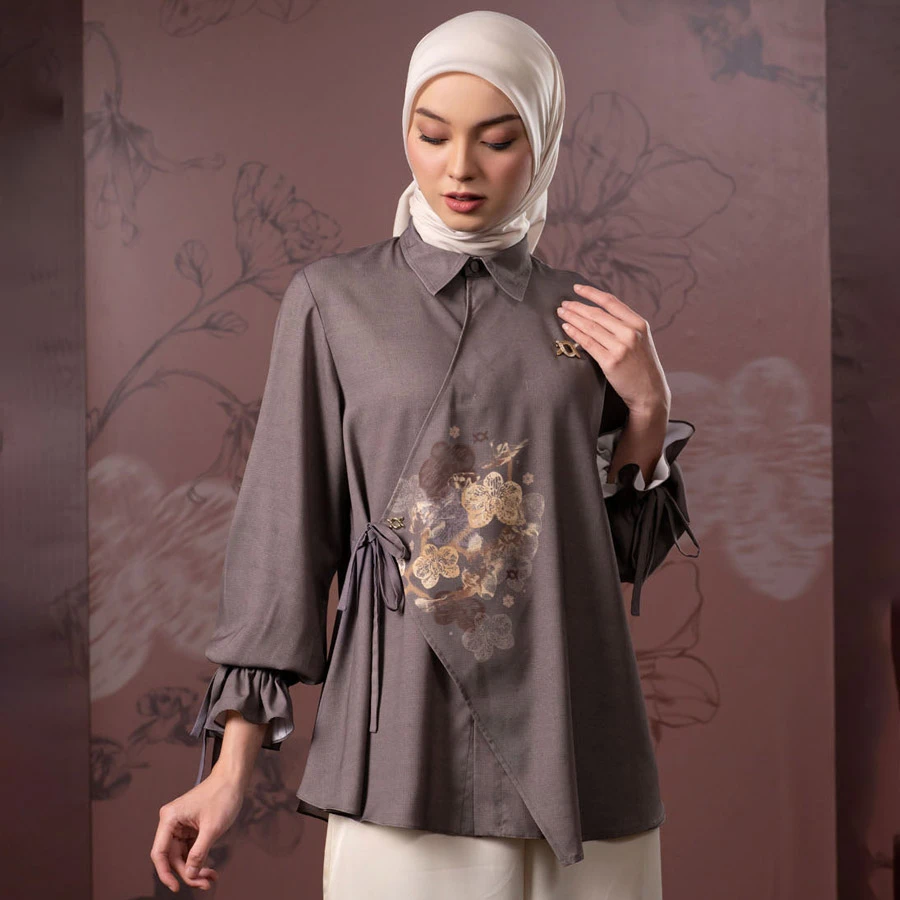 Sana Shirt – Dark Fudge
