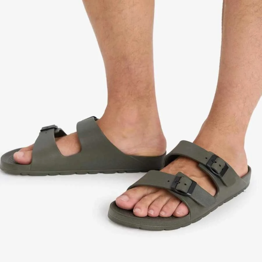 Defacto Men’s Flat Sole Double Banded Eva Slippers