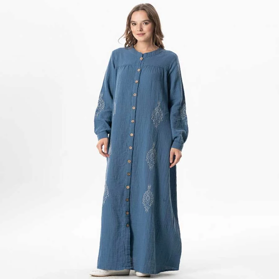 Elis Şile Bezi Long Arm Lacin Fruit Seasonal Ferace