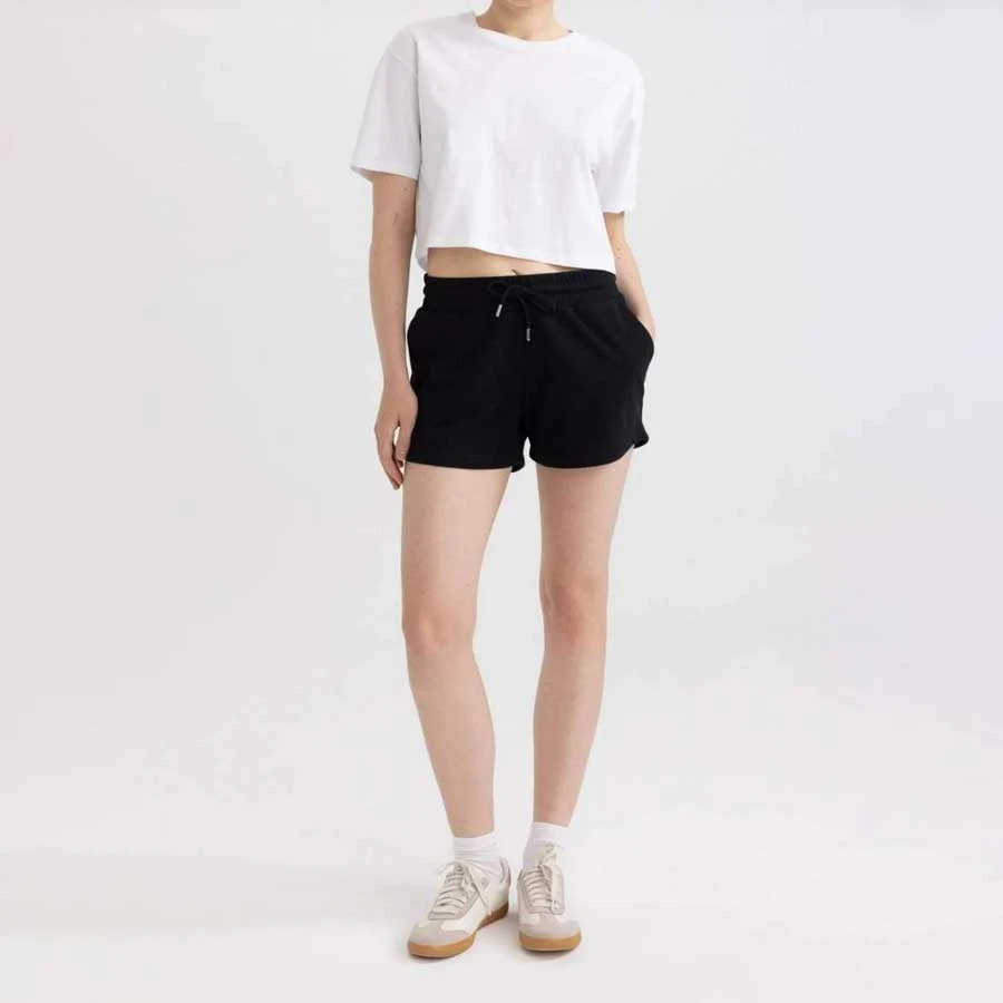 Defacto Regular Fit Normal Waist Short Basic Plain Shorts