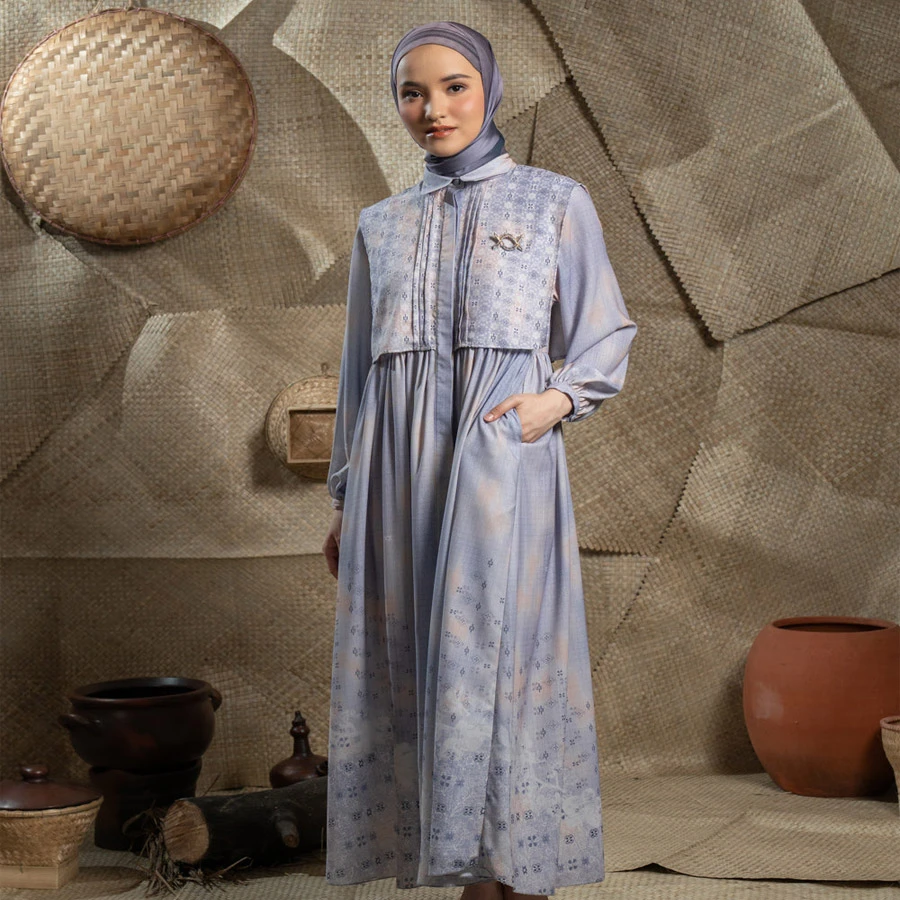 Niana Dress – Arctic Sky