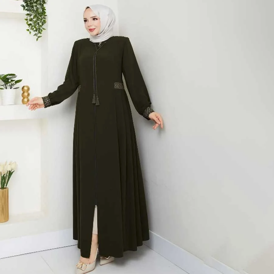 ESLEMNUR Embroidered and Laced Ferace