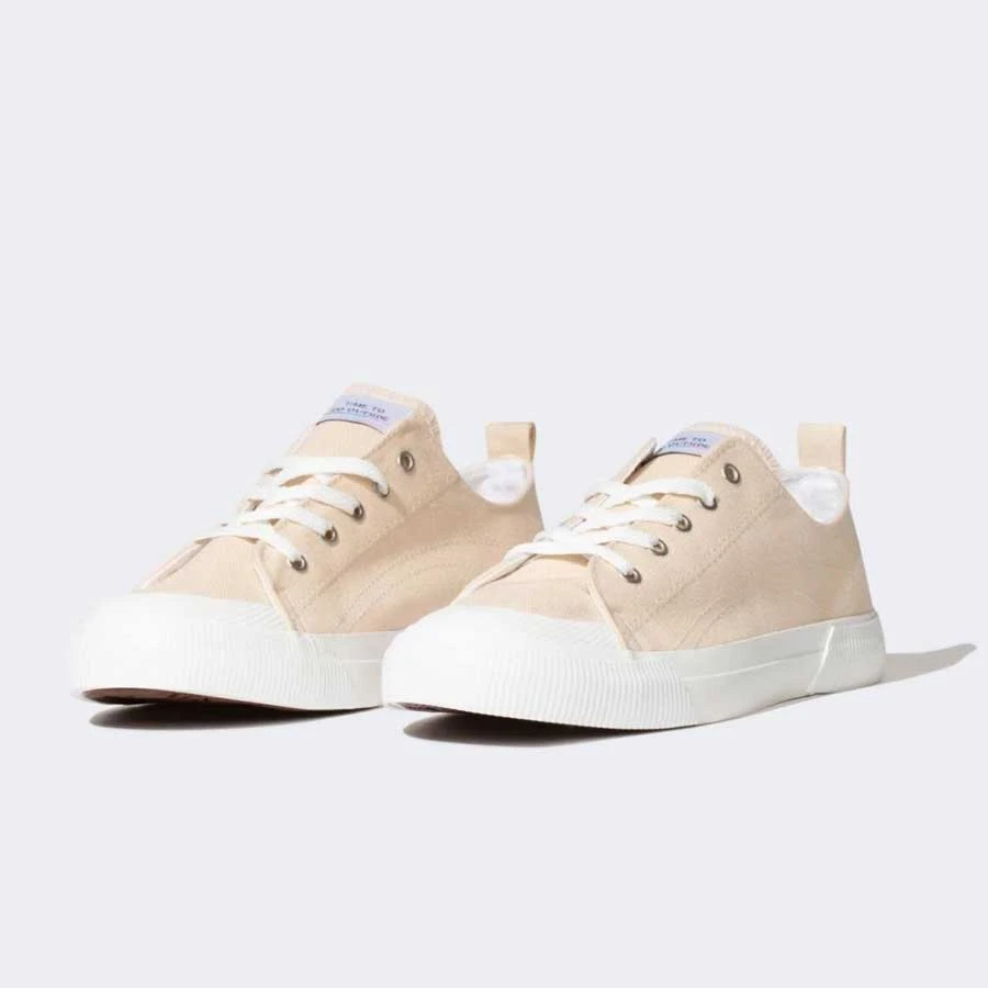 Defacto Women’s Serrated Sole Lace-Up Cloth Shoes