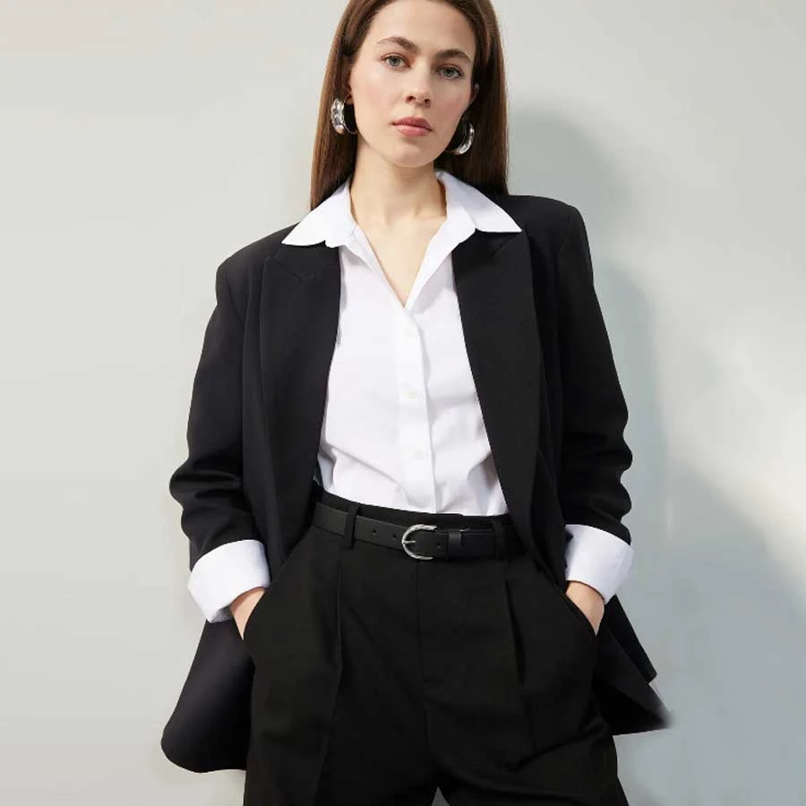 Defacto BO490ax23au Model - Oversize Blazer Jacket