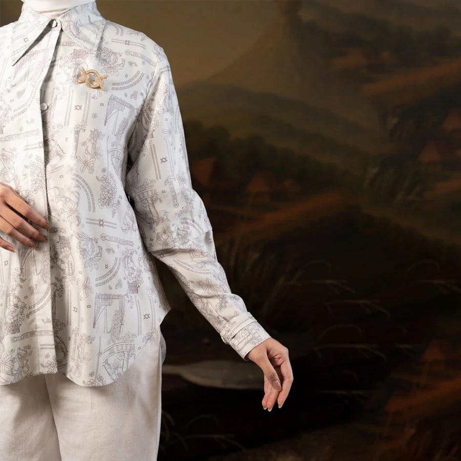 Seraya Shirt – Blush Cotton