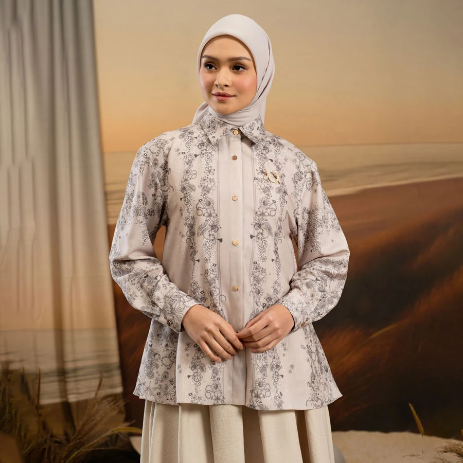 Serafia Shirt – Coconut Milk