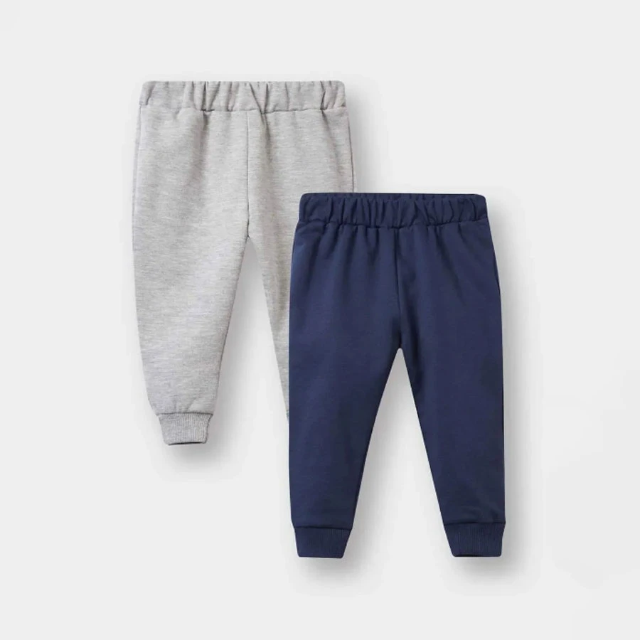 Defacto Baby Boy 2-Piece Jogger Sweatpants with Elastic Waist