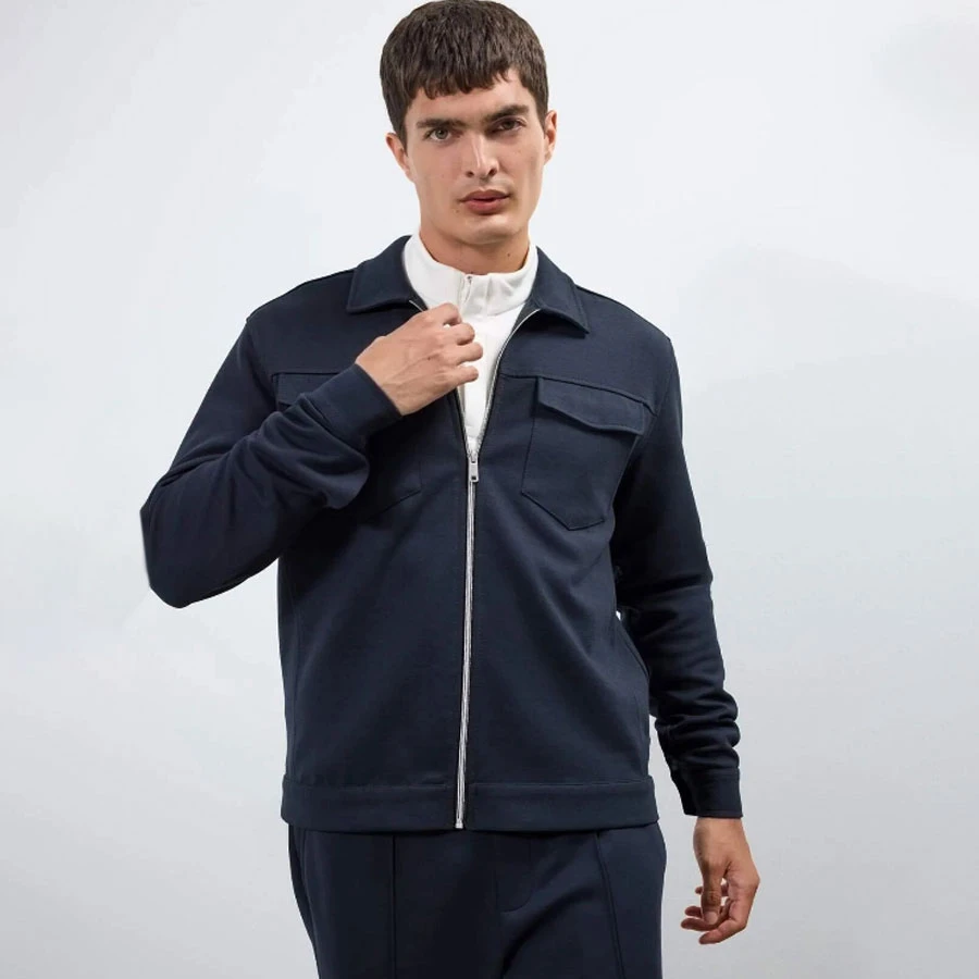Defacto Regular Fit Polo Collar Shirt Jacket