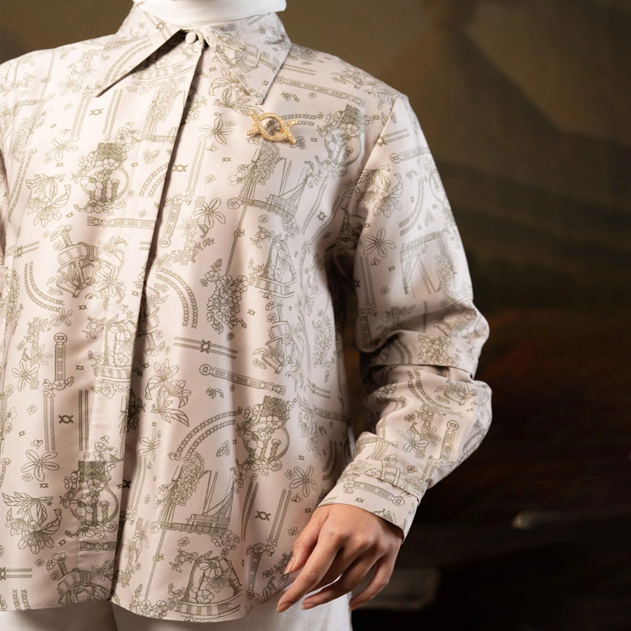 Seraya Shirt – Warm Canvas