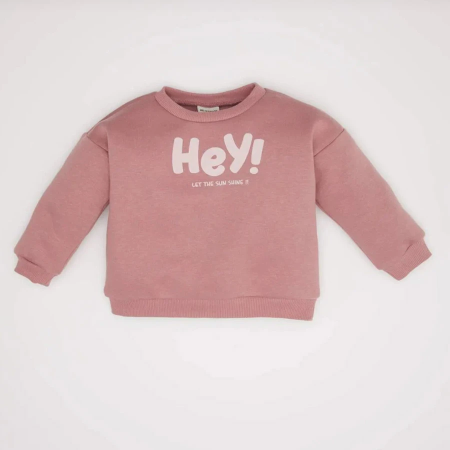 Defacto Baby Girl Printed Sweatshirt