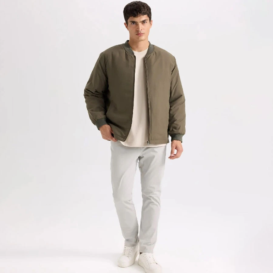 Defacto Water Repellent Lightweight Bomber Coats Jacket