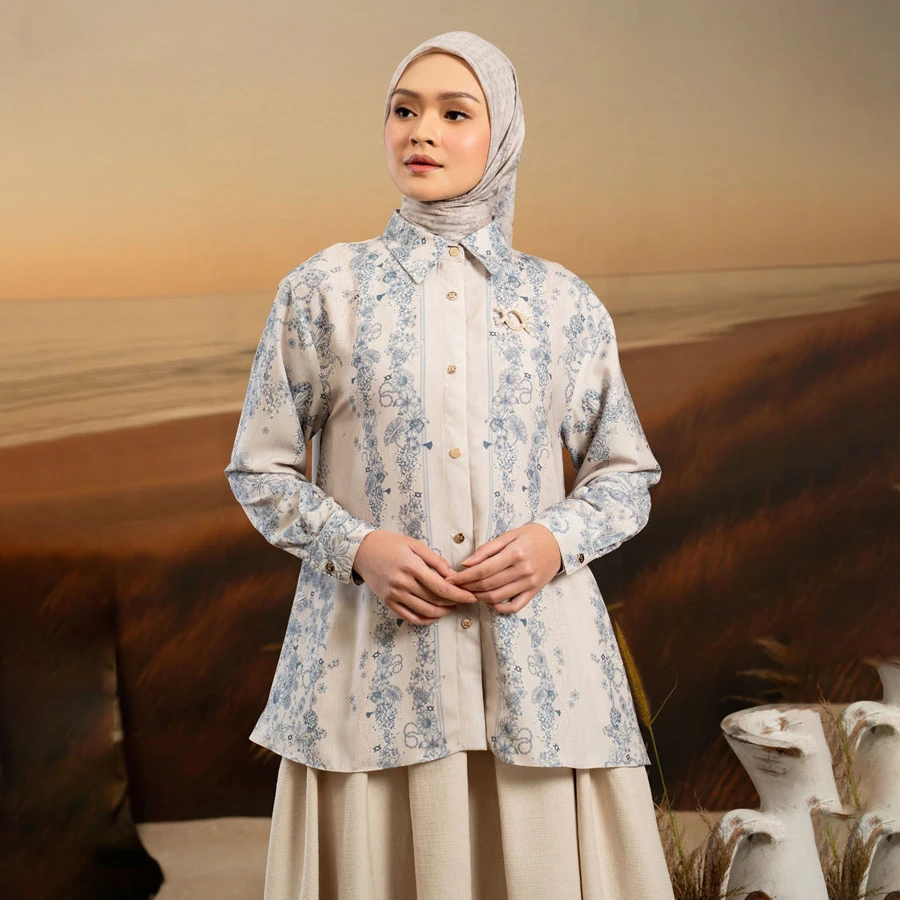 Serafia Shirt – Inky Blue