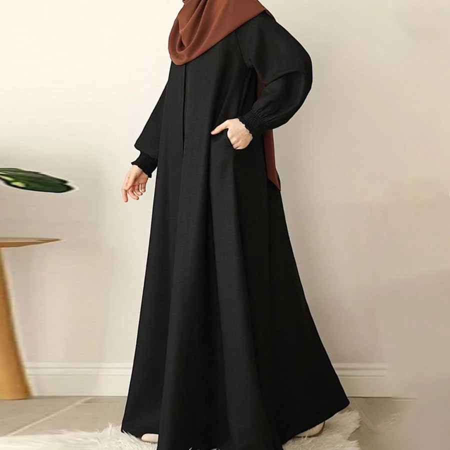 Suhneva Black Asel Mevlana Winter Ferace