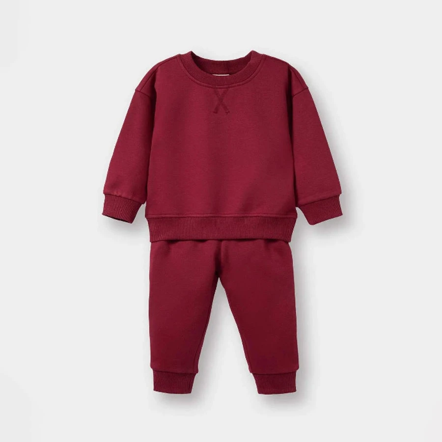 Defacto School Baby Boy 2-Piece Set Basic Plain Sweatshirt Sweatpants