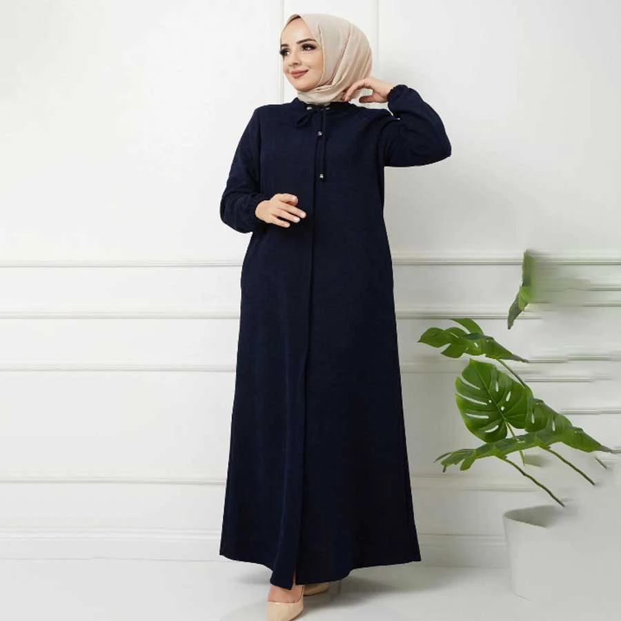 Nevayla Moda Chenille Fabric Winter Comfort Ferace