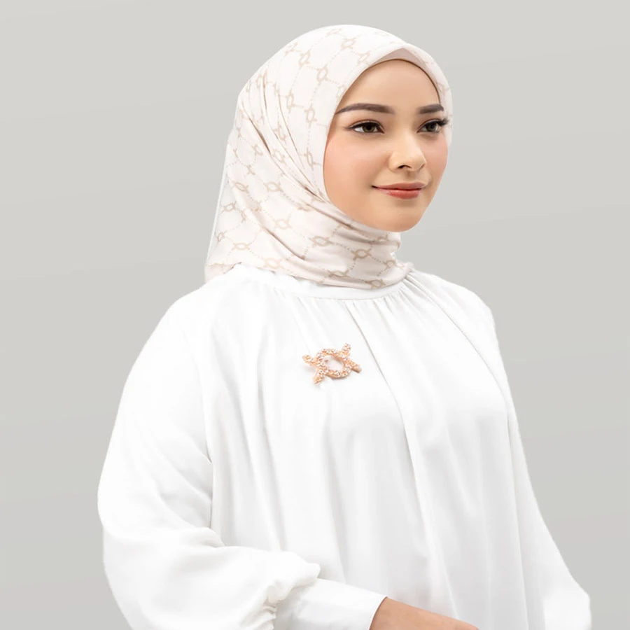 Monogram Scarf London Edition – Marble