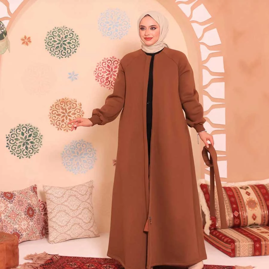 Berel Moda 3 Thread Lined Winter Ferace Taban