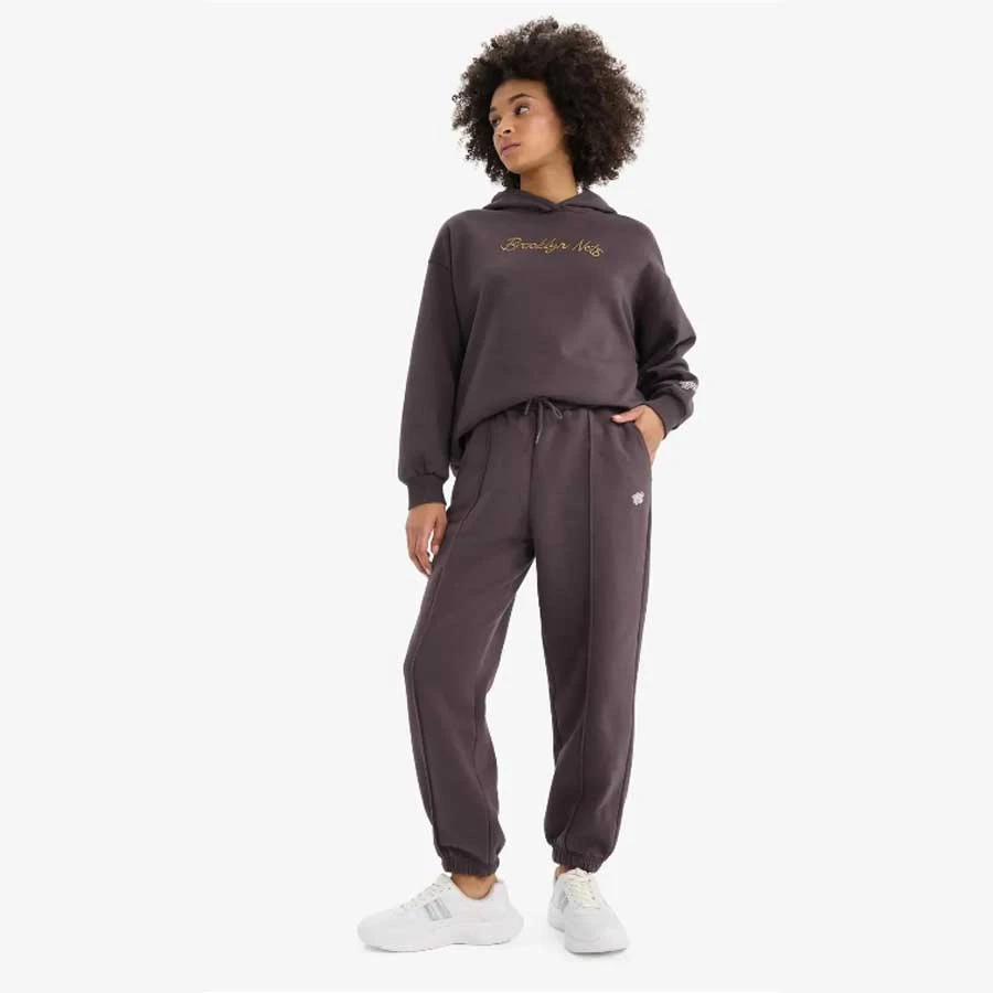 Defacto Defactofit NBA Brooklyn Nets Oversize Double Pocket Jogger Leg Thick Sweatpants