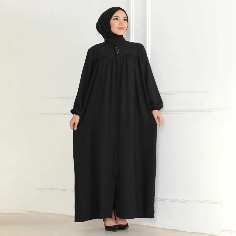 OKTAYUSTA COLLECTION Mevlana Cut Casual Black Ferace