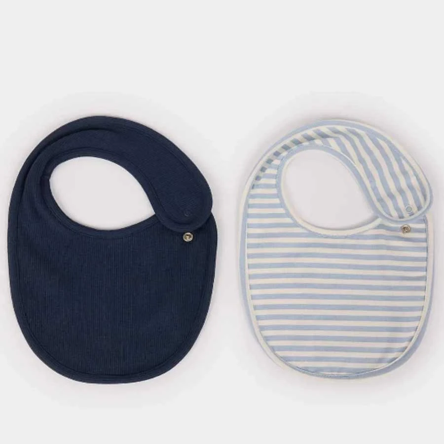 Defacto Baby Boy Patterned 2-Piece Cotton Bib