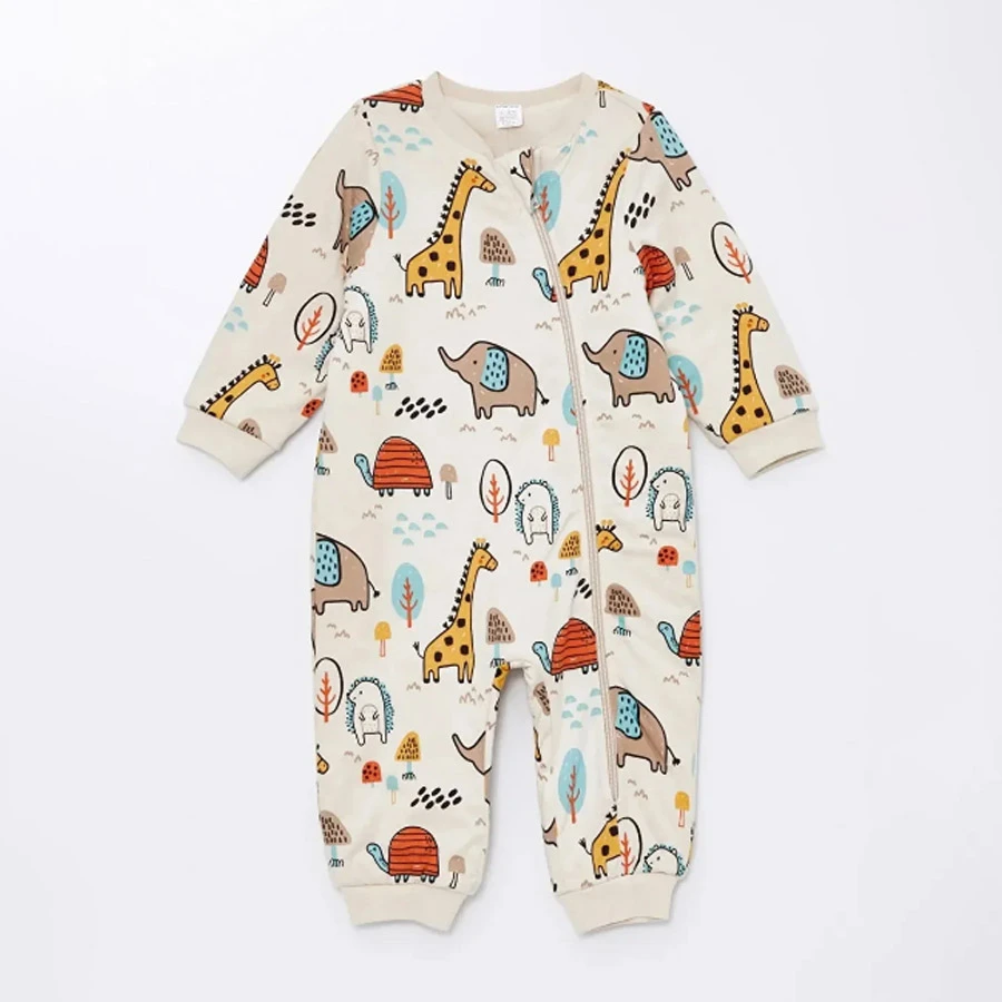 LC Waikiki – Beige 1.6 Tog Printed Baby Boy Sleeping Bag