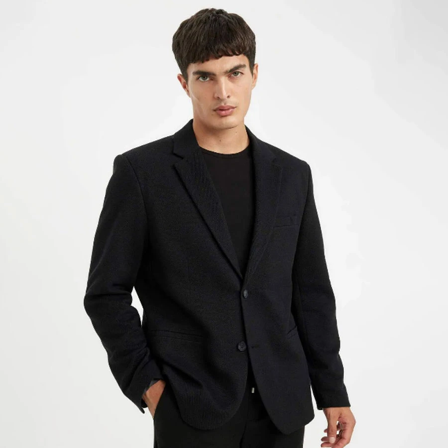 Defacto Slim Fit Slim Fit Lined Buttoned Blazer Jacket