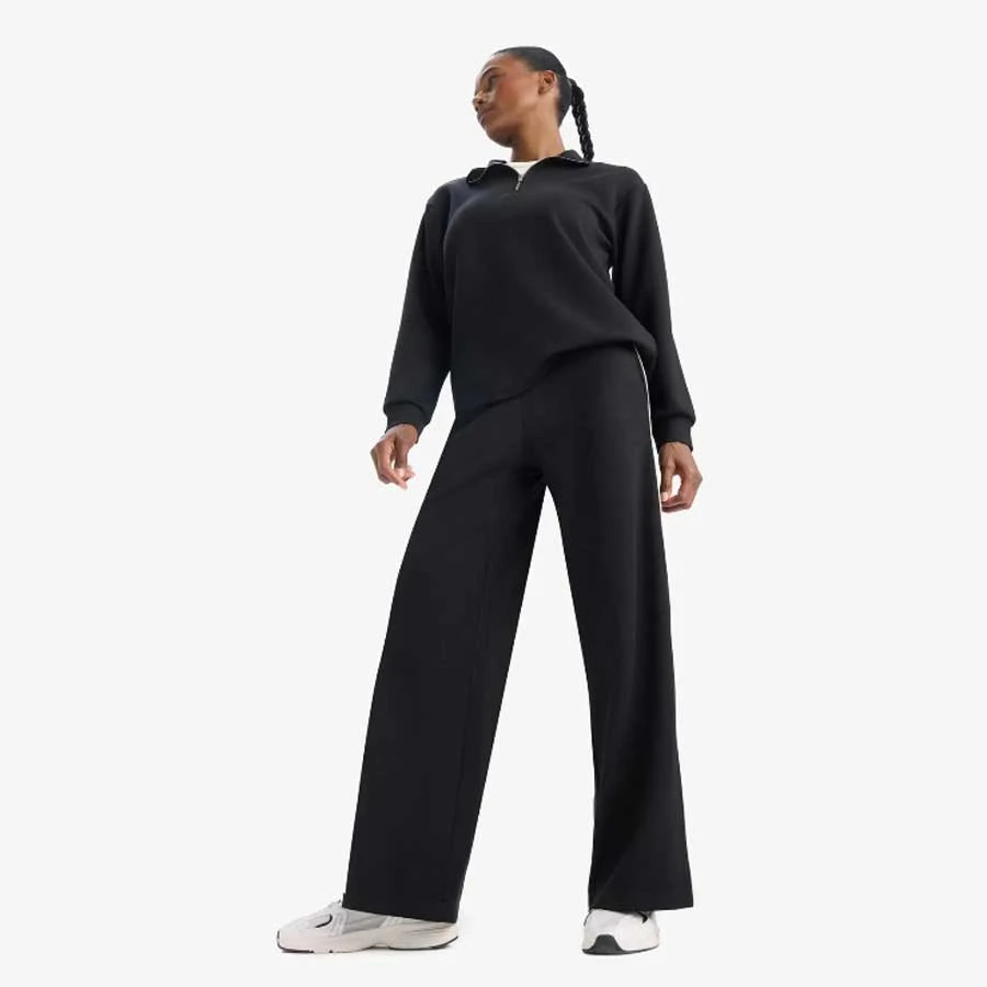 Defacto Defactofit Wide Leg Standard Length Modal Soft Touch Trousers with Pockets
